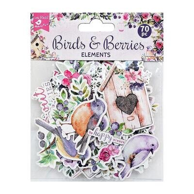LITTLE BIRDIE Birds &amp; Berries Ephemera