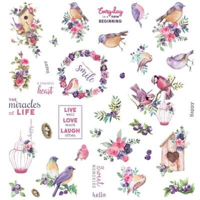 LITTLE BIRDIE Birds &amp; Berries Ephemera