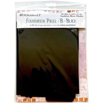 49 and MARKET MEMORY JOURNAL FOUNDATION PAGES - B - Black