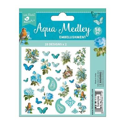 LITTLE BIRDIE Aqua Medley Ephemera