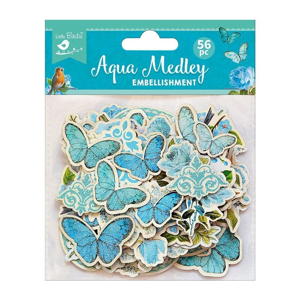 LITTLE BIRDIE Aqua Medley Ephemera