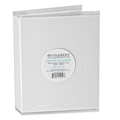 49 and MARKET CREATE AN ALBUM - TALL STANDARD ALBUM COVER - WHITE