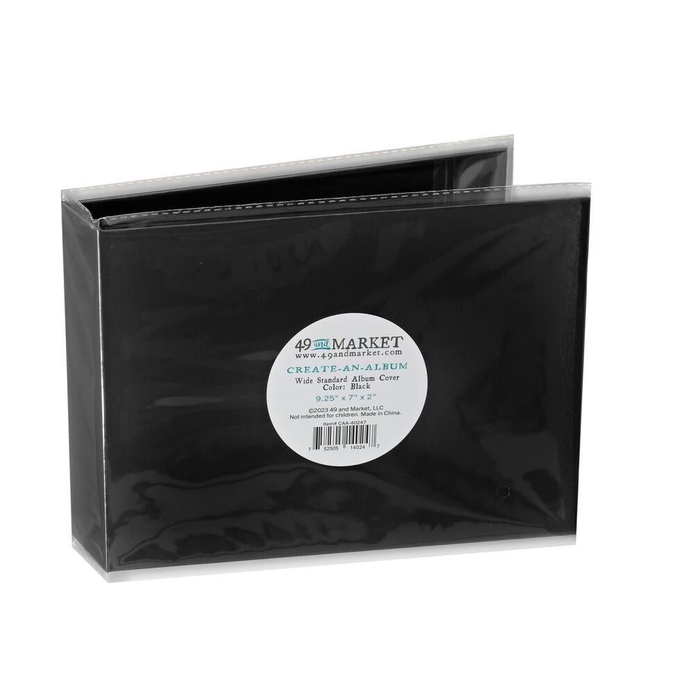 49 and MARKET CREATE AN ALBUM - WIDE STANDARD ALBUM COVER - BLACK