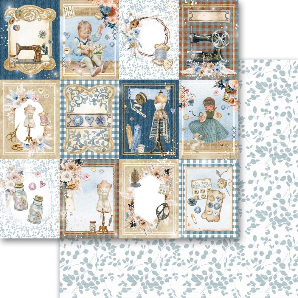 MEMORY PLACE STITCHED TOGETHER - Stitched Together 12x12 single sheet