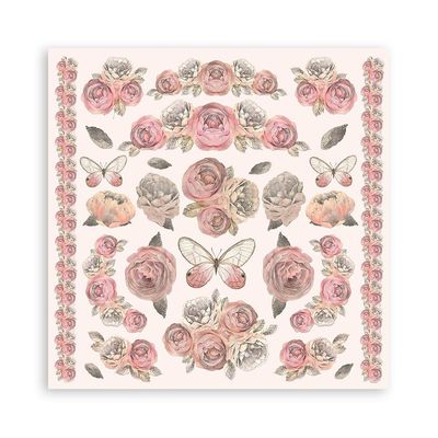 STAMPERIA SHABBY ROSE 12x12 Paper Set