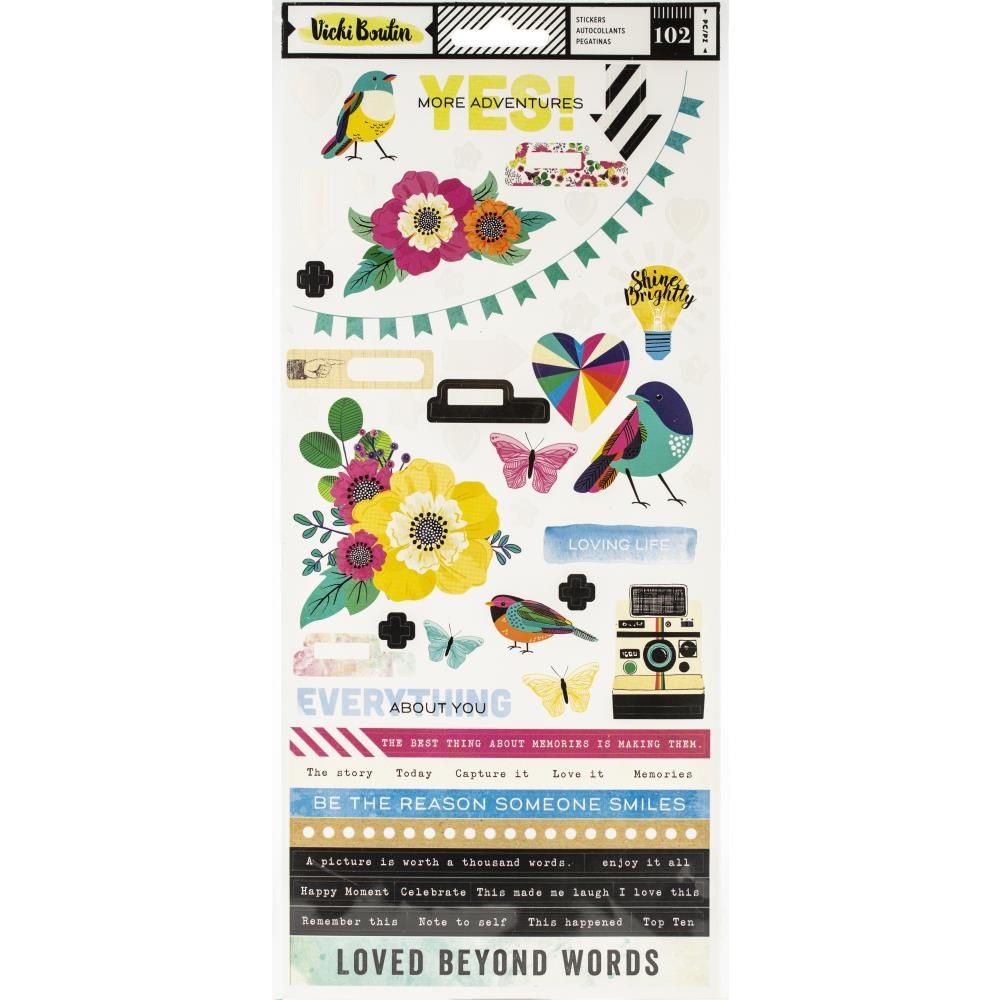 VICKI BOUTIN Colour Kaleidoscope Stickers