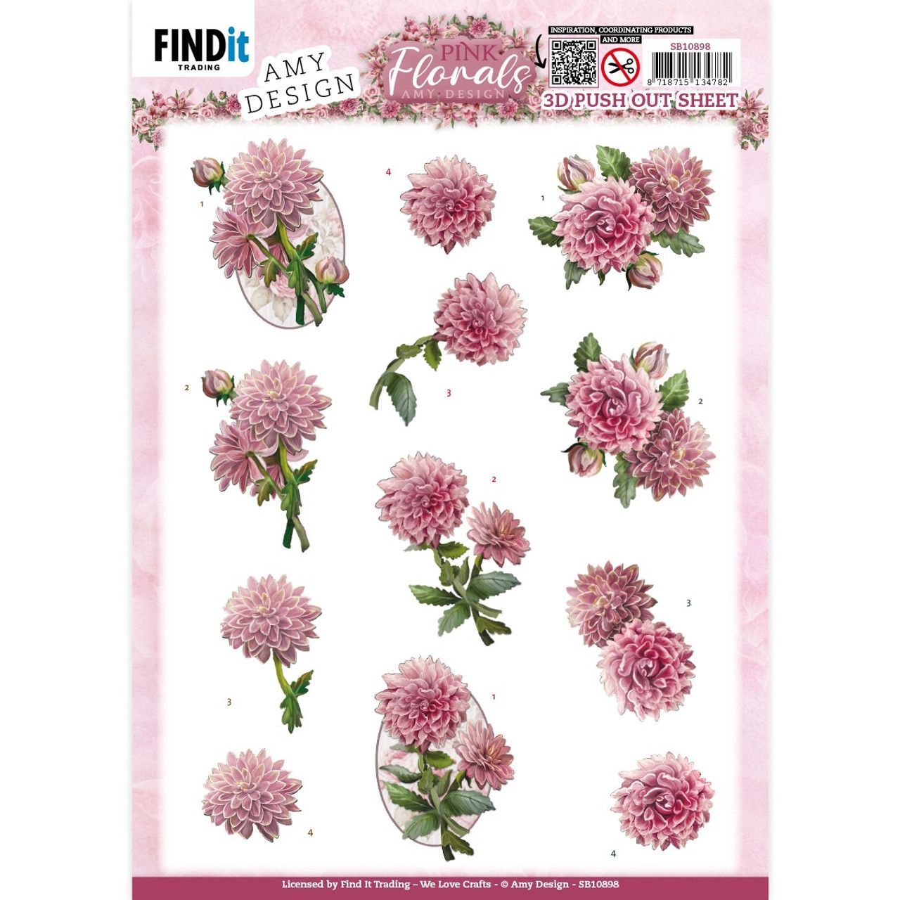 Dahlia Pink Florals