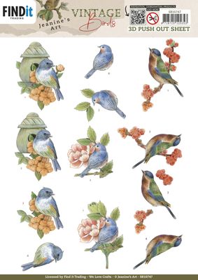 JEANINE&#39;S ART
Stone Birdhouse Vintage Birds