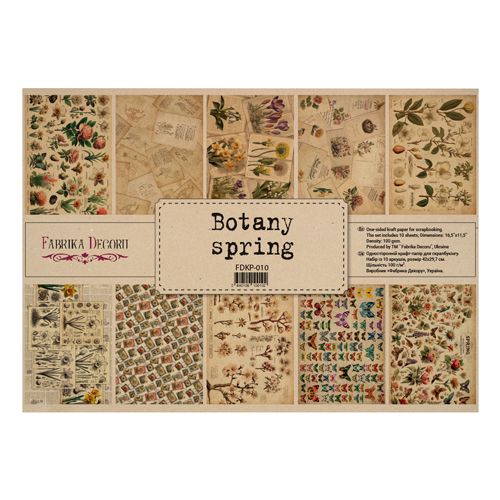 Botany Spring One Sided Craft Paper          16.5 x 11.5