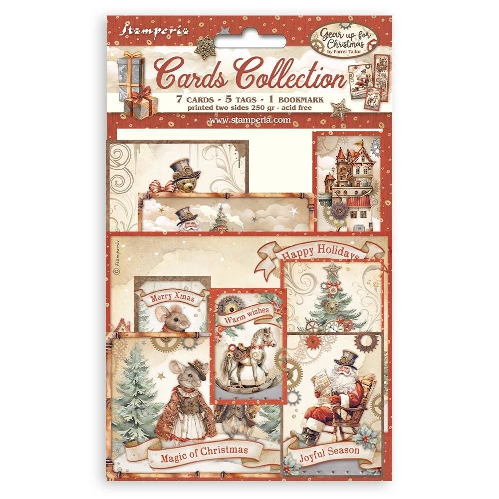 STAMPERIA GEAR UP FOR CHRISTMAS Cards Collection