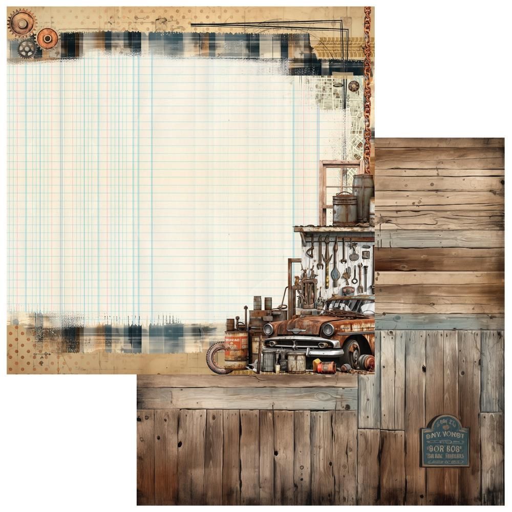 49 &amp; MARKET RUST &amp; REVS Expedition 12x12 Single Double-sided Sheet