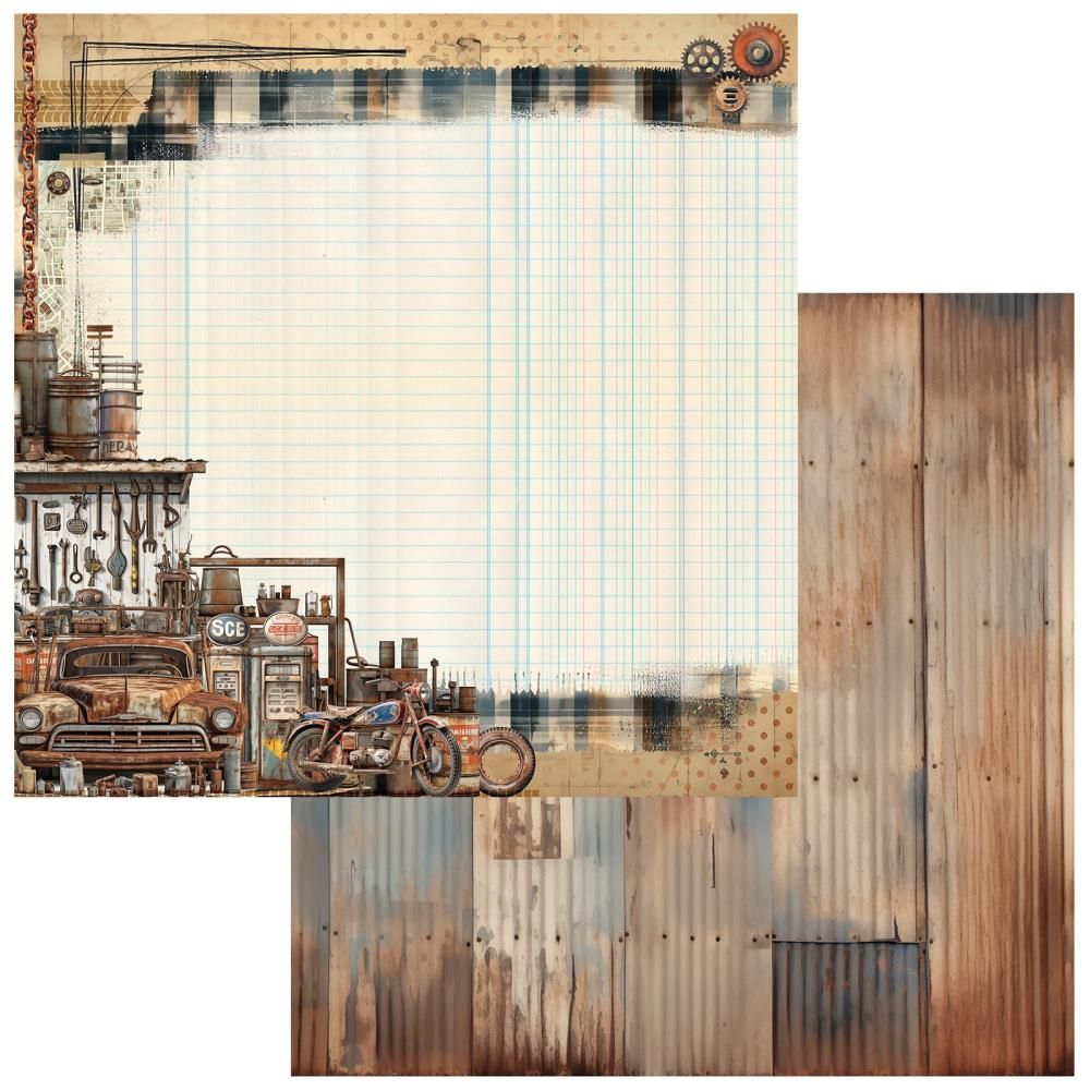 49 &amp; MARKET RUST &amp; REVS Journey 12x12 Single Double-sided Sheet
