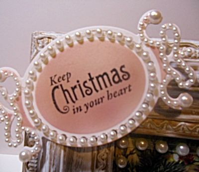Want to Scrap Nestabling Fancy Tags Three - White Pearl