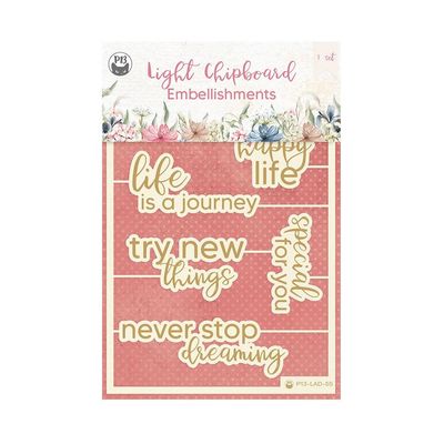 P13 Lady&#39;s Diary Chipboard