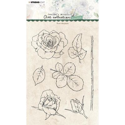 Studio Light Clear Stamp - Rose Elements