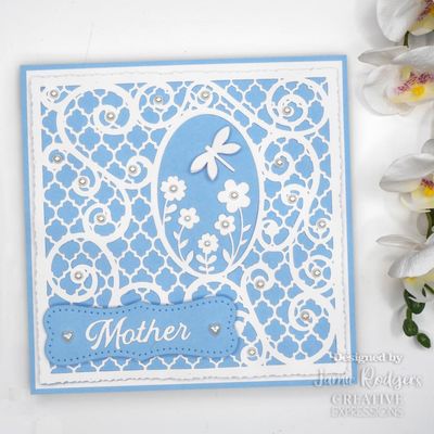 Creative Expressions - Wings of Wonder - Dragonfly Trellis Aperture Die Set
