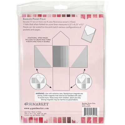 49 and MARKET FOUNDATIONS ENVELOPE POCKET FOLIO