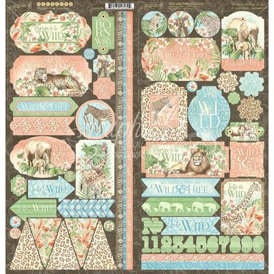 G45 Wild &amp; Free Cardstock Stickers