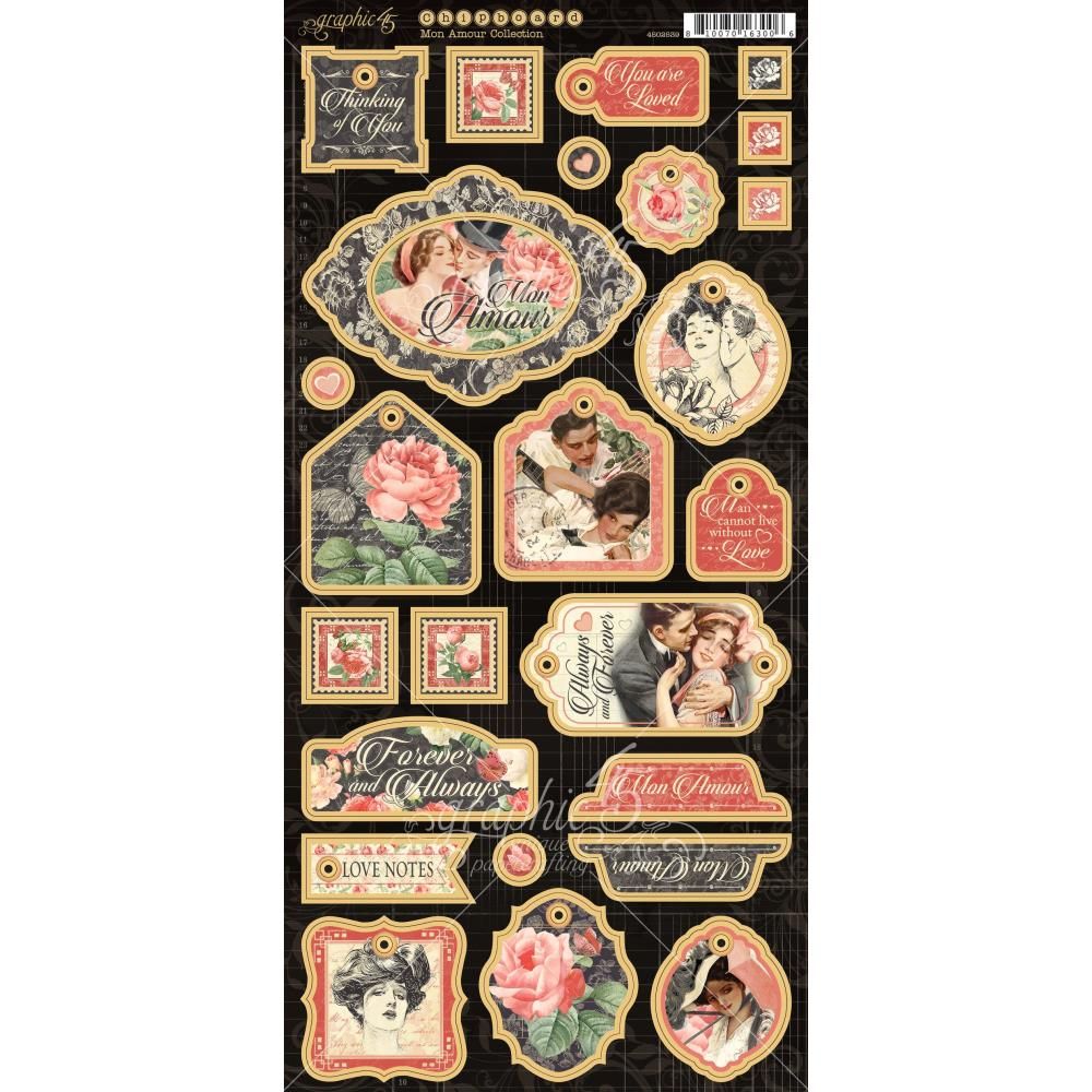 G45 Collector&#39;s Edition Chipboard Die-Cuts 6&quot;X12&quot;