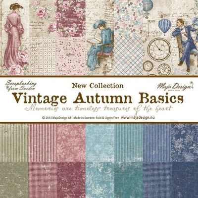 MAJA DESIGN Vintage Autumn Basics 6x6 Paper Stack