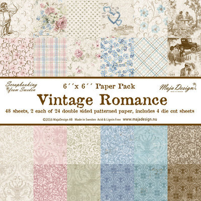 MAJA DESIGN Vintage Romance 6x6 Paper Stack