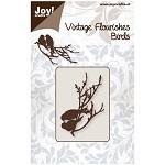 Vintage Flourishes - 2 Birds on Branch die