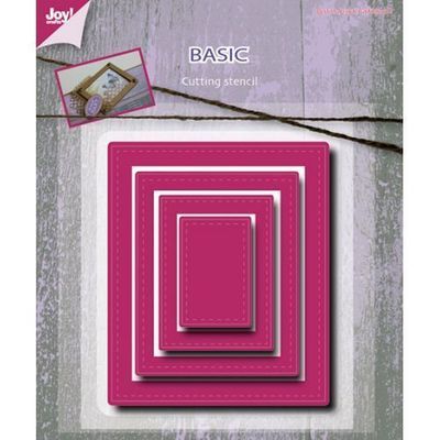 Mery's Nested Stitched Rectangle die set
