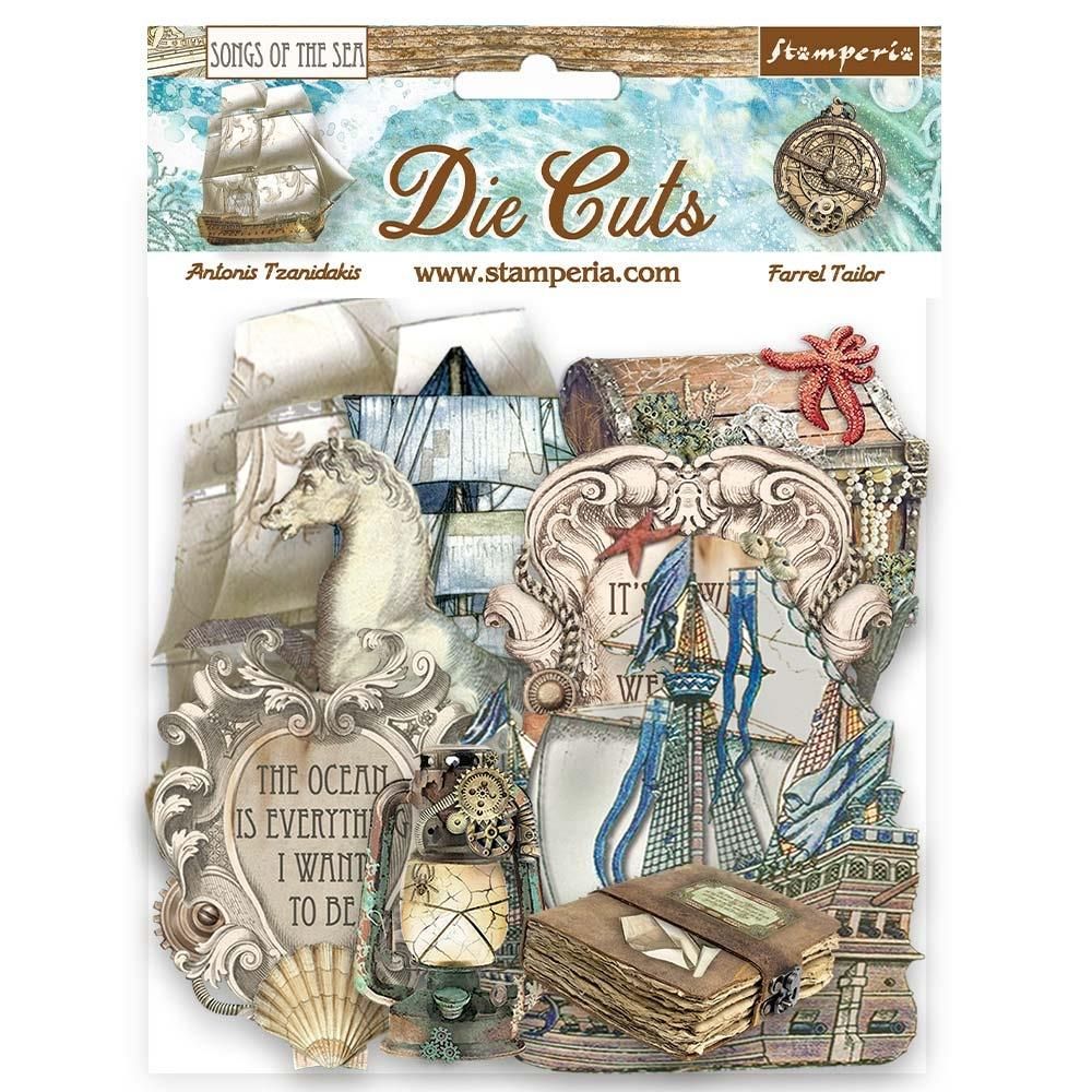 STAMPERIA SONGS OF THE SEA Die-Cuts