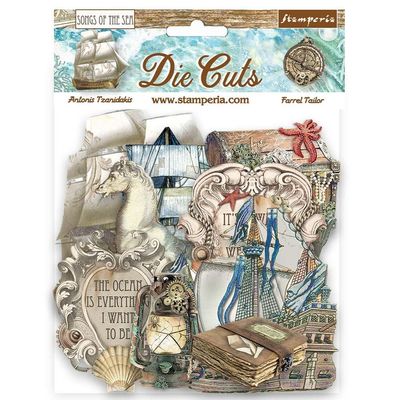 STAMPERIA SONGS OF THE SEA Die-Cuts
