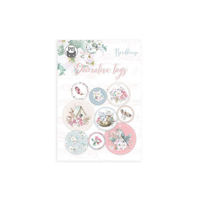 P13 Tickets - BIRDHOUSE Double-Sided Cardstock Tags Ephemera - 9 pieces