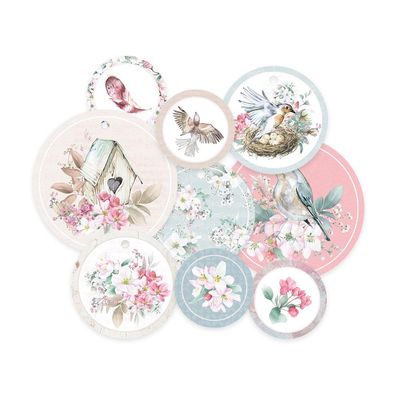 P13 Tickets - BIRDHOUSE Double-Sided Cardstock Tags Ephemera - 9 pieces