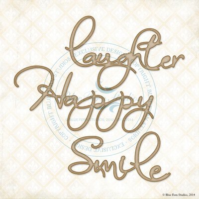 Laughter Happy Smile Chipboard