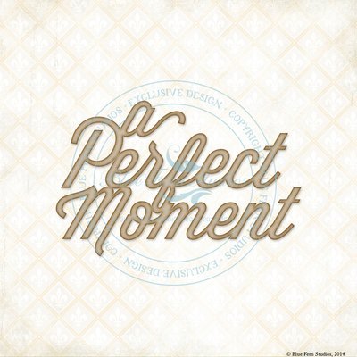 A Perfect Moment Chipboard