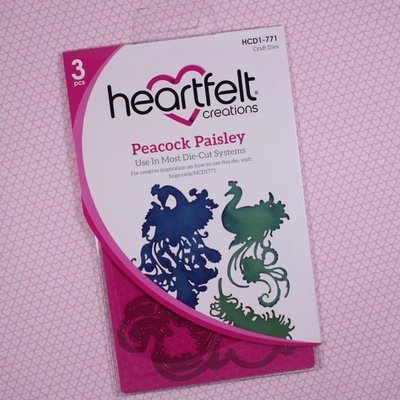 Peacock Paisley die set