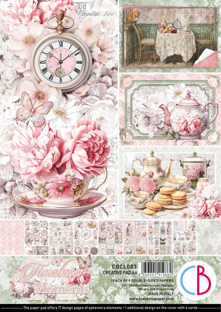 Ciao Bella TIMELESS MOMENTS A4 CREATIVE Pad