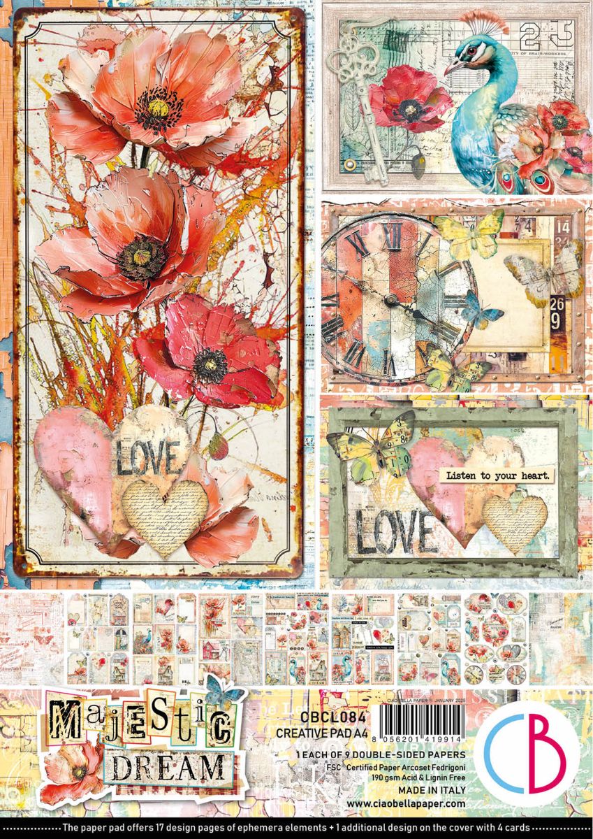 Ciao Bella MAJESTIC DREAM A4 CREATIVE Pad