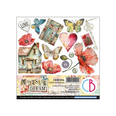 Ciao Bella MAJESTIC DREAM FUSSY CUT 6x6 Paper Set