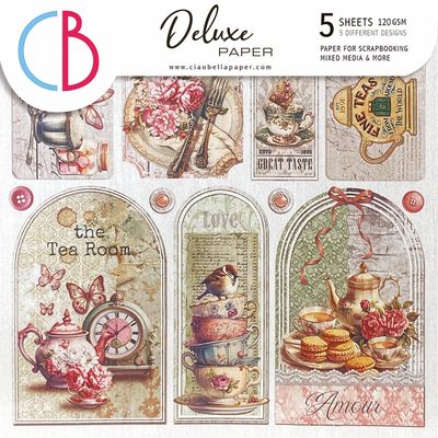 Ciao Bella DELUXE TIMELESS MOMENTS PEARL SHEETS 6x6 5 Pkg