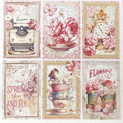 Ciao Bella DELUXE TIMELESS MOMENTS PEARL SHEETS 6x6 5 Pkg