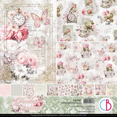 Ciao Bella TIMELESS MOMENTS PATTERNS 12x12 Paper Set