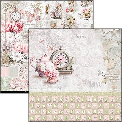 Ciao Bella TIMELESS MOMENTS PATTERNS 12x12 Paper Set