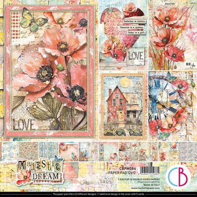 Ciao Bella MAJESTIC DREAM PATTERNS 12x12 Paper Set