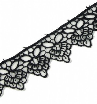 Duchess Guipure Lace - Black