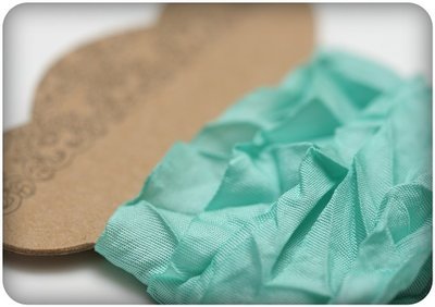 Shabby Ribbon Aquamarine - 10mm