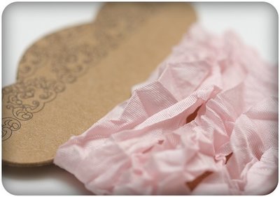 Shabby Ribbon Light Pink - 15mm