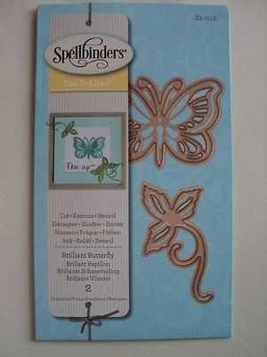Spellbinders Die D-Lites Brilliant Butterfly