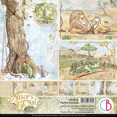 Ciao Bella AESOP&#39;S FABLES 8x8 Paper Set