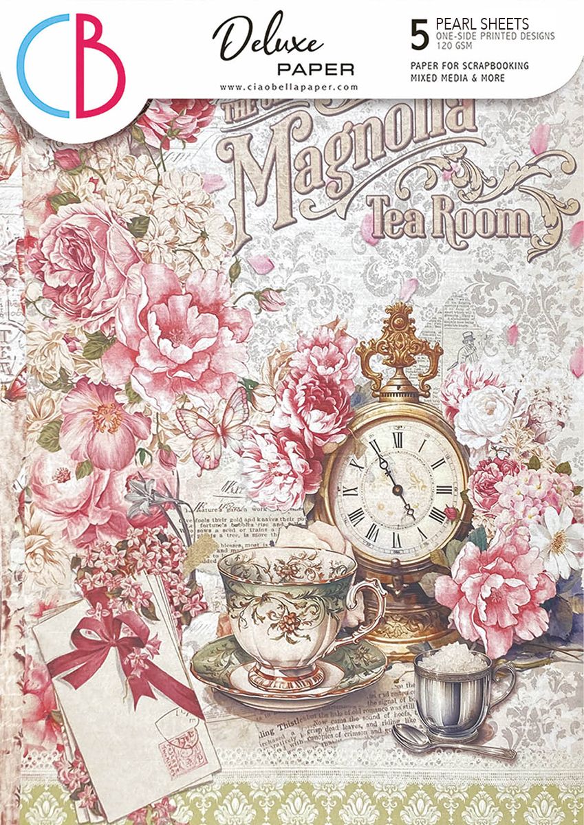Ciao Bella TIMELESS MOMENTS DELUXE PAPER PEARL  A4 5 Pkg