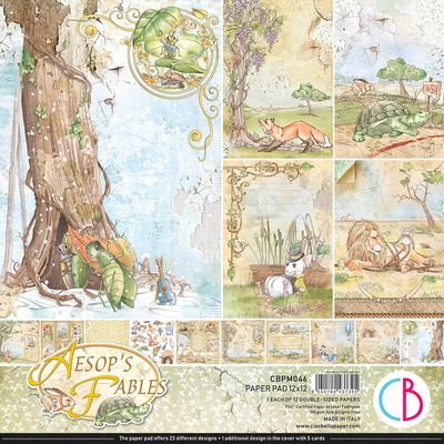 Ciao Bella AESOP&#39;S FABLES Paper Set 12x12