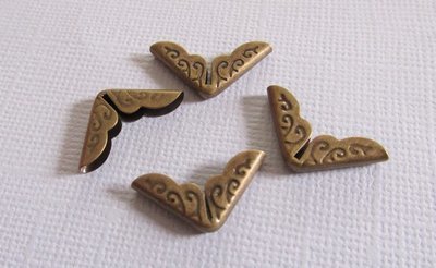 Bronze Fancy Corner Protectors - x 4 small